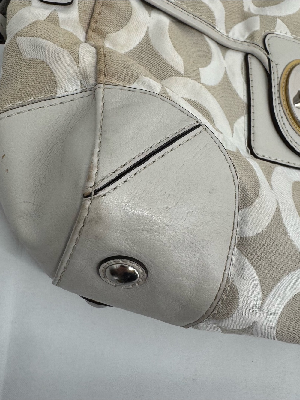 COACH 14515 Peyton Op Art Carryall Satchel Bag - Picture 10 of 16